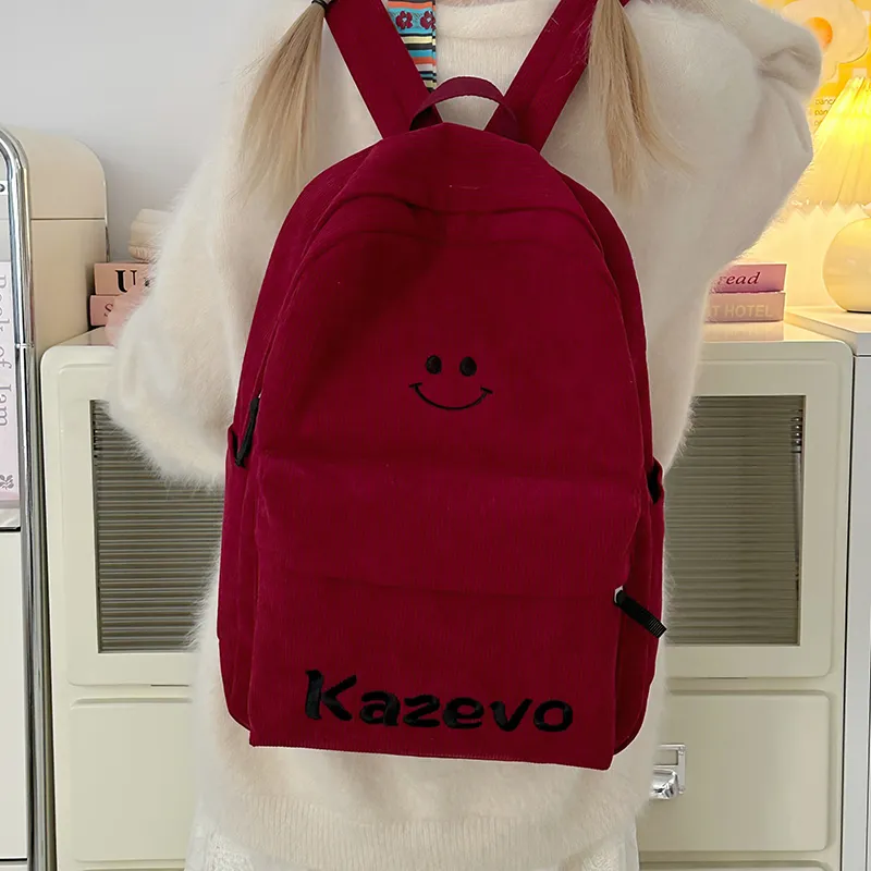 Alcohol Dragon Nylon Backpack Women's Multicolor-15