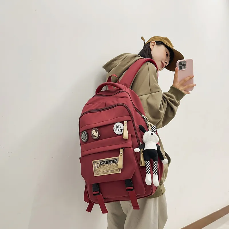 Alcohol Dragon Oxford Backpack Regular Unisex Multicolor-14