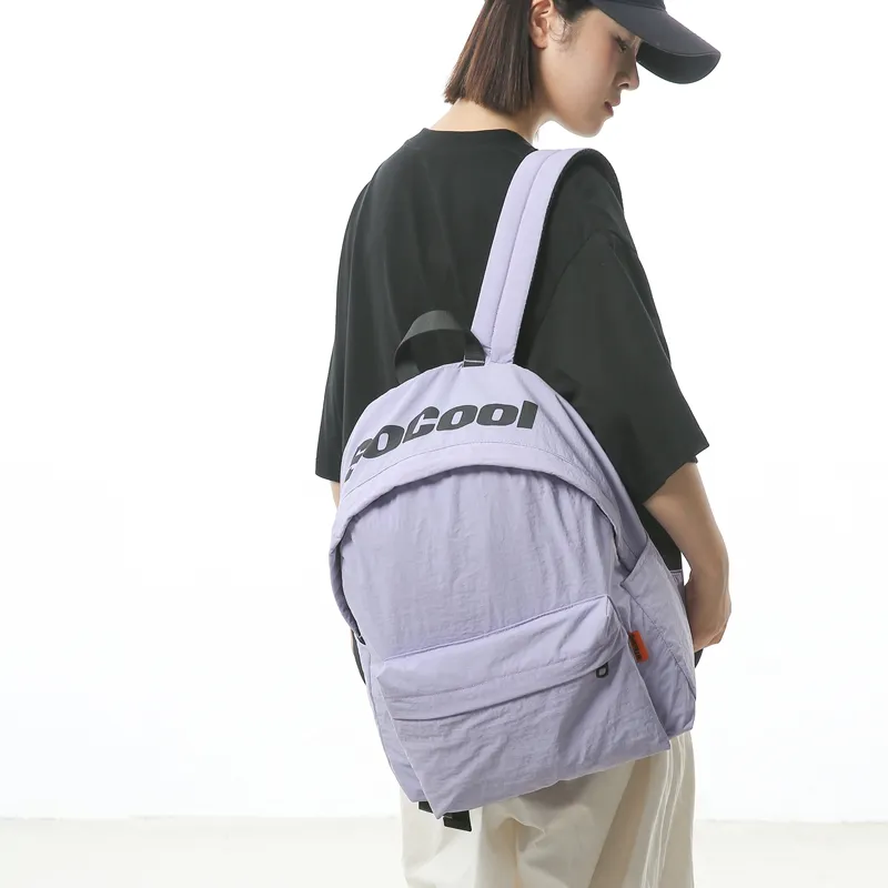Alcohol Dragon Nylon Backpack Unisex Multicolor-5