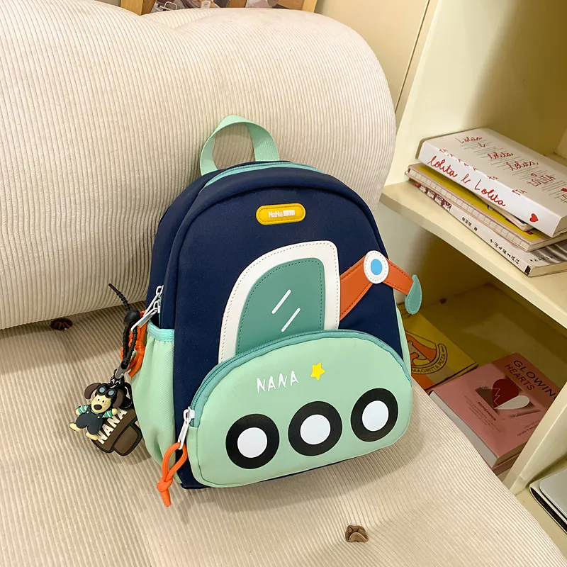 Alcohol Dragon Nylon Backpack Regular Kids' Multicolor-7