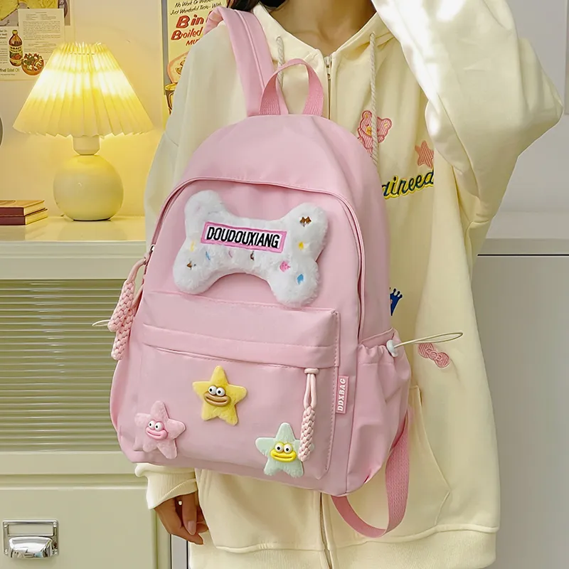 Alcohol Dragon Nylon Backpack Women's-3