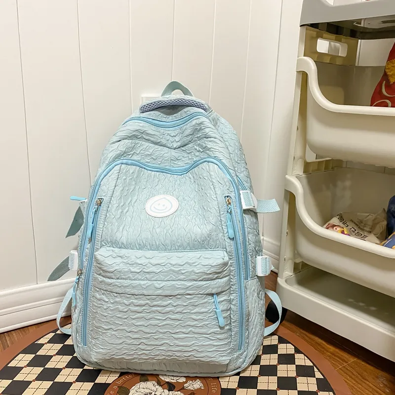 Alcohol Dragon Nylon Backpack Women's Multicolor-21