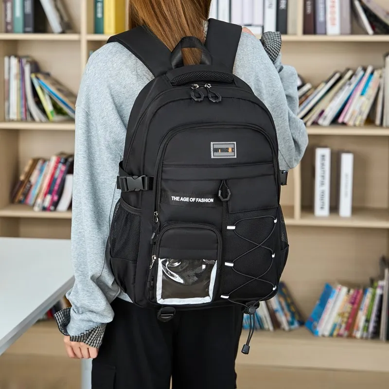 Alcohol Dragon Polyester Backpack Unisex Multicolor-2