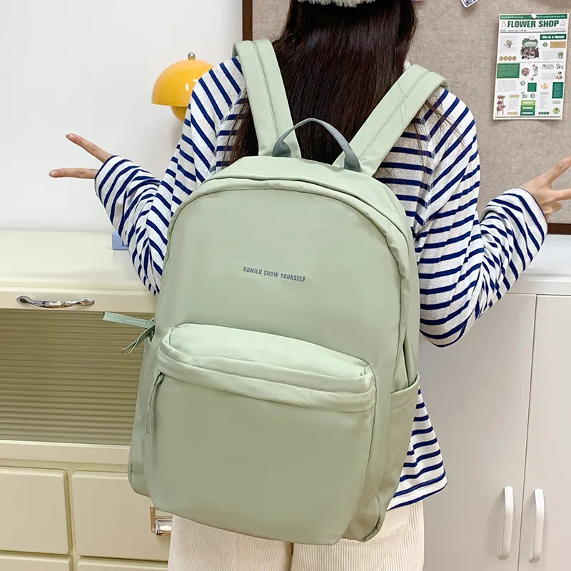 Alcohol Dragon Nylon Fabric Backpack Large Size Women's Multicolor-32