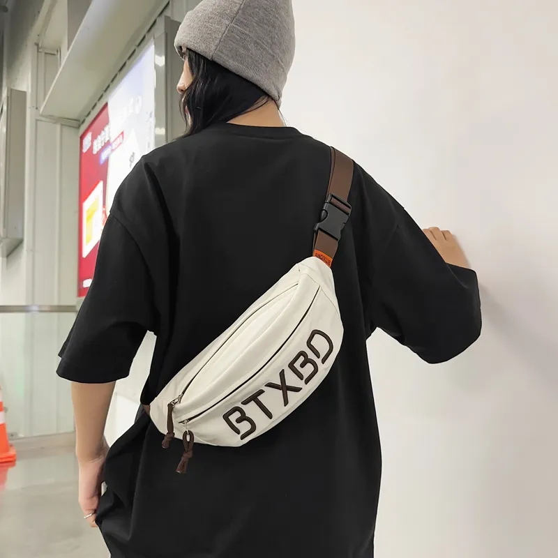 Alcohol Dragon Nylon Fabric Sling Bag Regular Unisex Black/White/Gray/Red/Orange-17