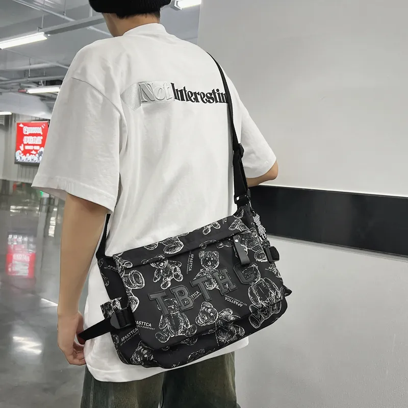 Alcohol dragon Crossbody Bags-5