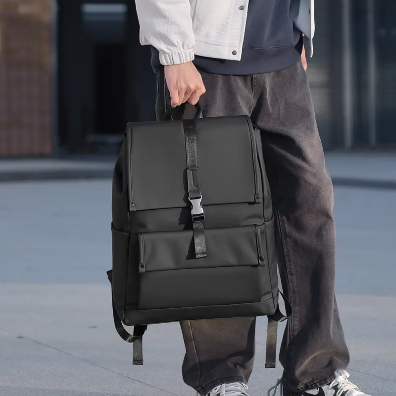 Alcohol Dragon Nylon Backpack Men's Multicolor-3