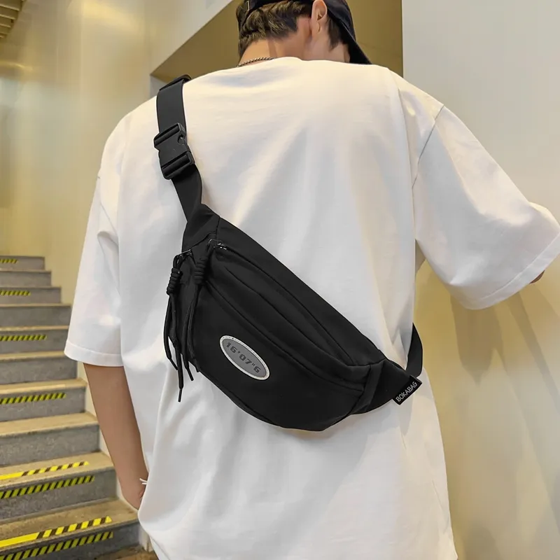 Alcohol Dragon Nylon Fanny Pack Crossbody Bag Sling Bag Regular Unisex Black/White/Green/Khaki/Red/Gray-7