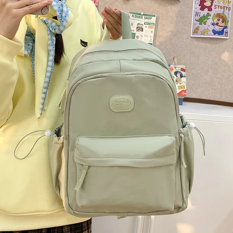 Alcohol Dragon Nylon Fabric Backpack Unisex Multicolor-36
