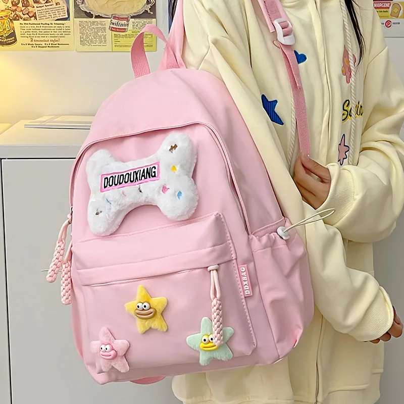 Alcohol Dragon Nylon Backpack Women's-4