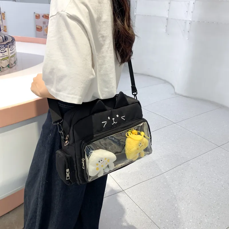Alcohol Dragon Nylon Crossbody Bag, Shoulder Bag Unisex-10