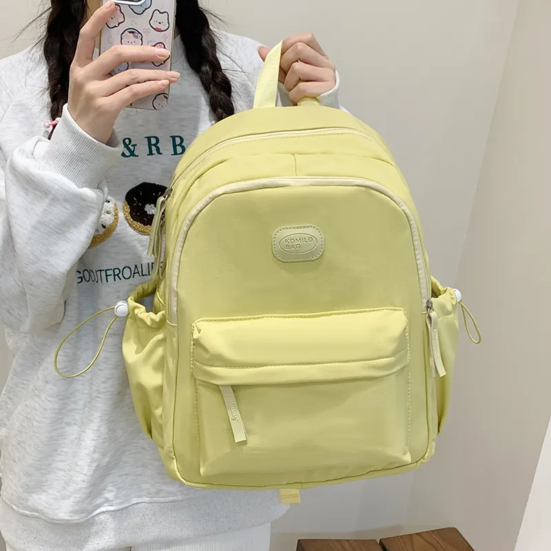 Alcohol Dragon Nylon Fabric Backpack Unisex Multicolor-17