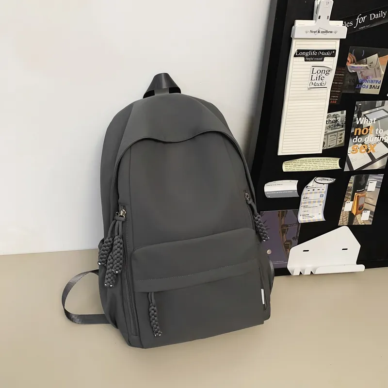 Alcohol Dragon Nylon Backpack Regular Unisex Multicolor-27