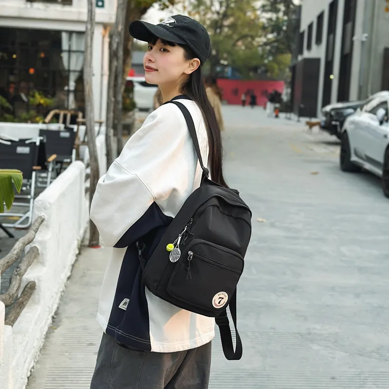 Alcohol Dragon Nylon Backpack Women's-4