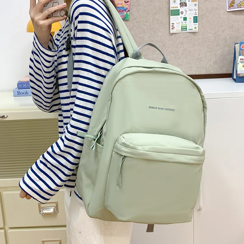 Alcohol Dragon Nylon Fabric Backpack Large Size Women's Multicolor-30