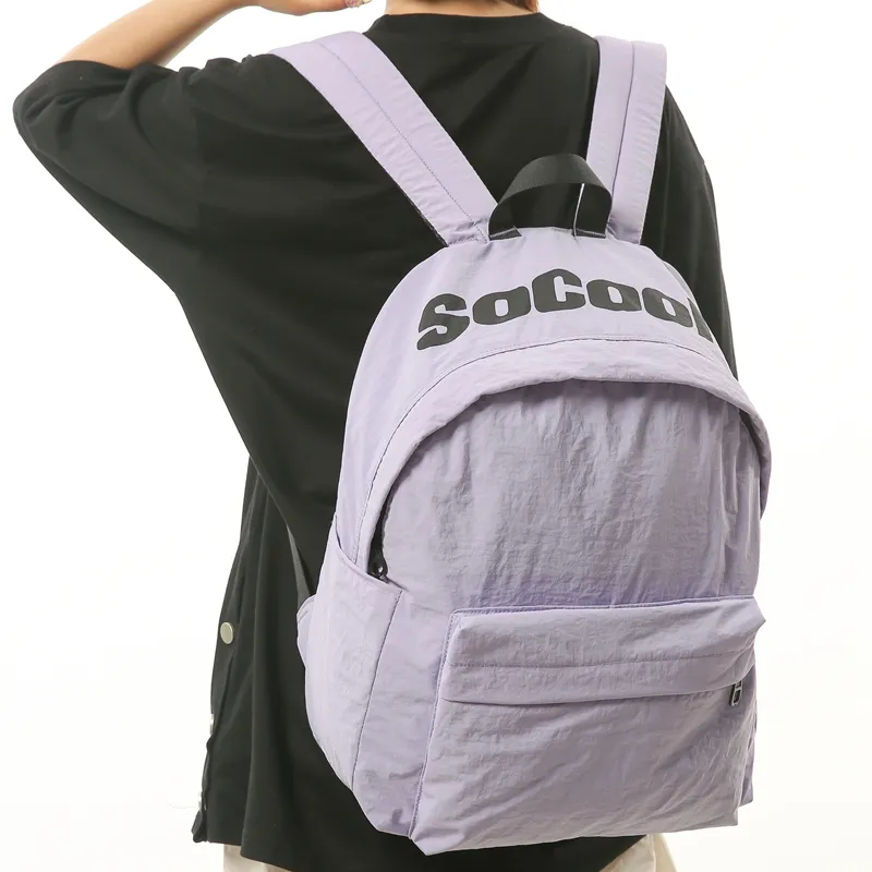 Alcohol Dragon Nylon Backpack Unisex Multicolor-1
