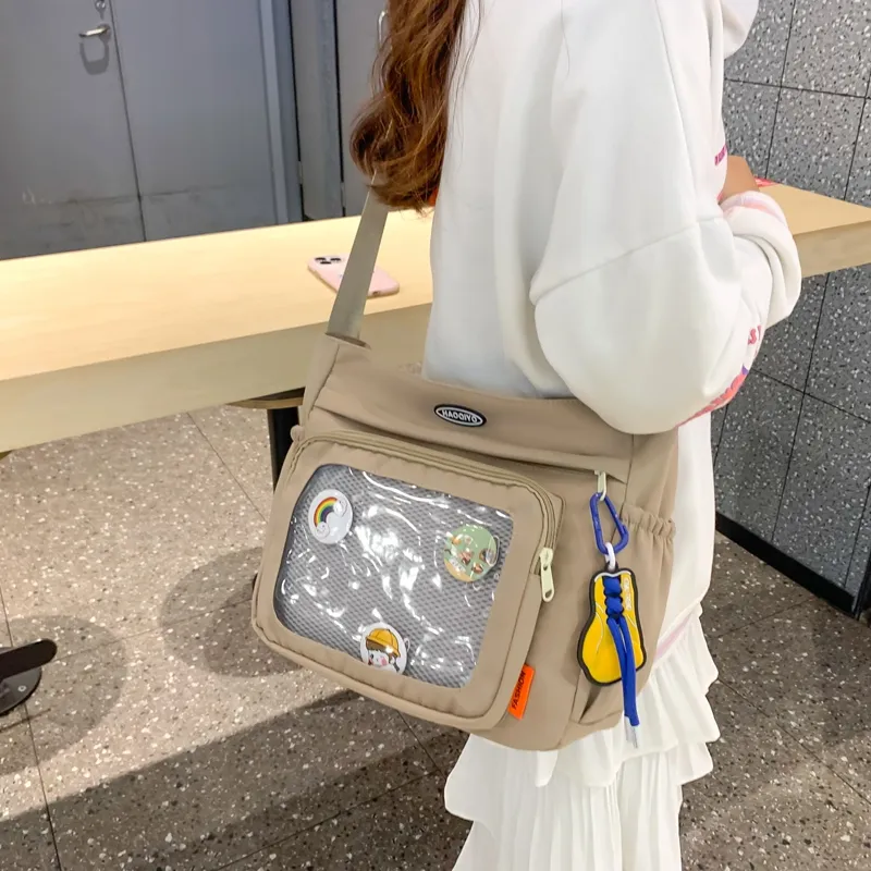 Alcohol Dragon Nylon With PVC Shoulder Bag, Crossbody Bag Unisex-19