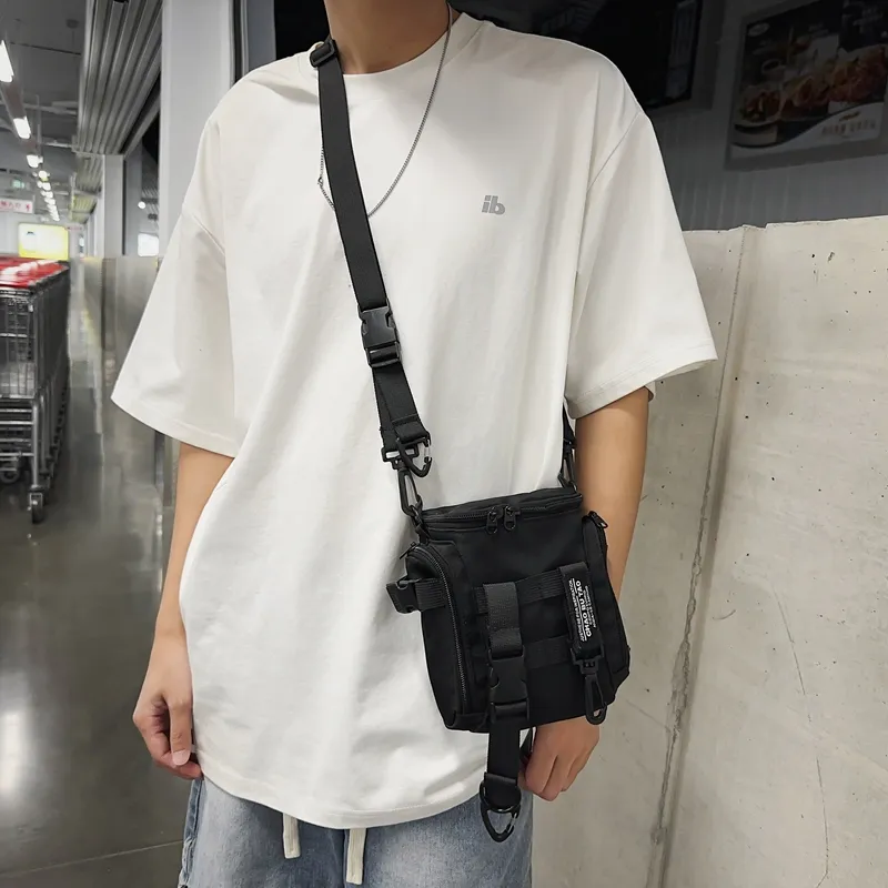 Alcohol dragon Crossbody Bags Black-1