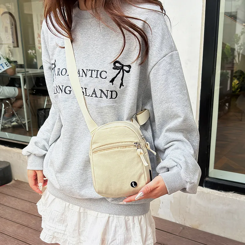 Alcohol Dragon Canvas Canvas Bag Shoulder Bag Crossbody Bag Unisex Multicolor-1