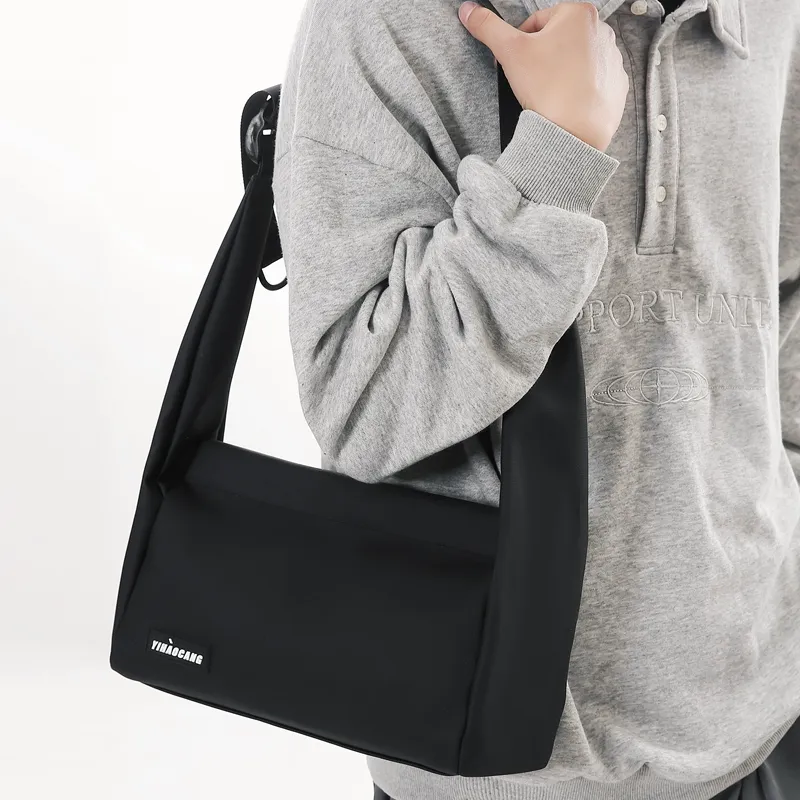 Alcohol Dragon Oxford Shoulder Bag, Crossbody Bag Unisex Black/Khaki/Green/Blue-7