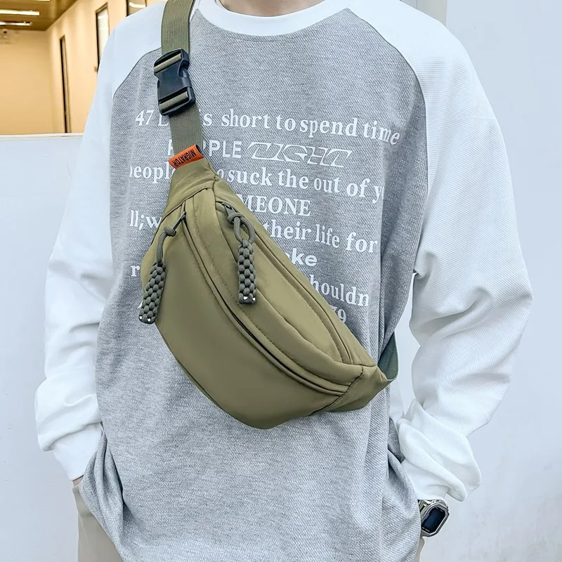Alcohol Dragon Oxford Fanny Pack Sling Bags Regular Unisex Army Green/Black/Ecru/Orange/Blue-3