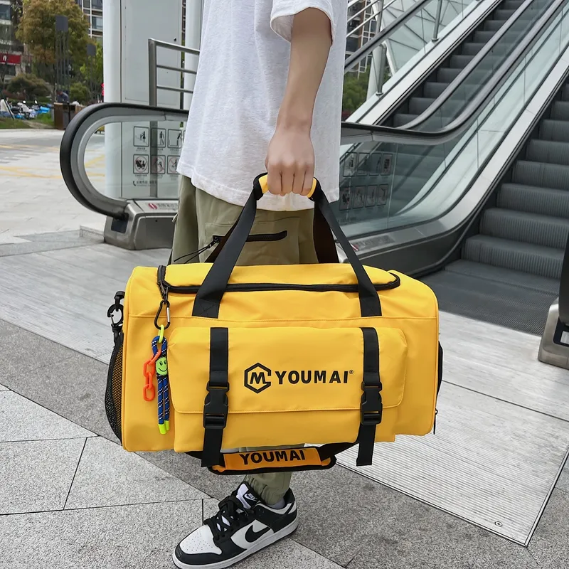 Alcohol Dragon Nylon One Shoulder Crossbody Travel Bag Regular Unisex Black/Turquoise/Yellow/Pink/Army Green/Khaki-10