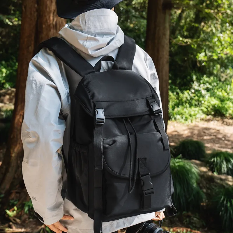 Alcohol Dragon Nylon Backpack Unisex Multicolor-7