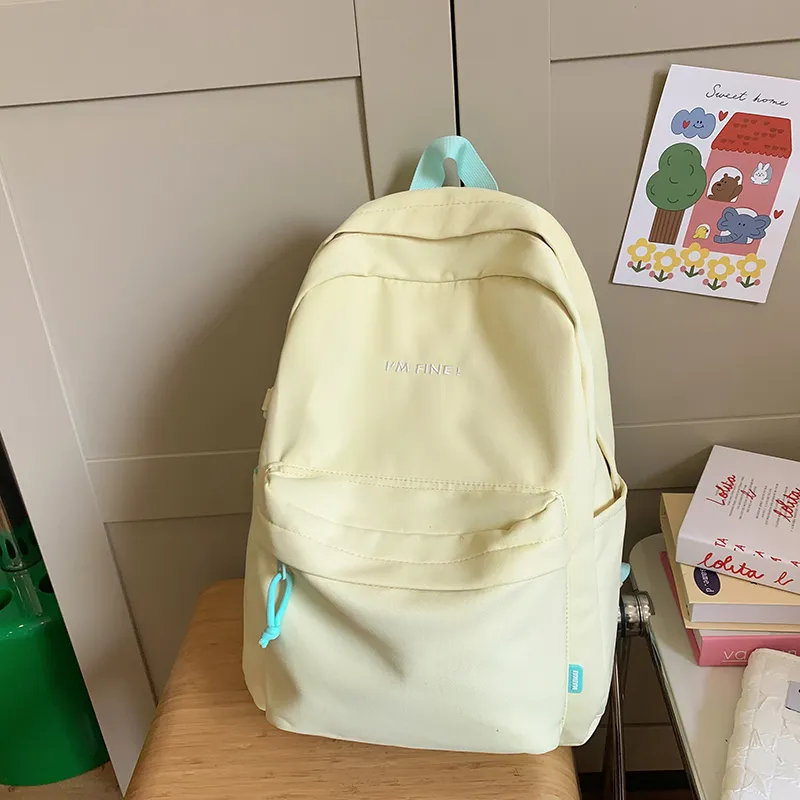 Alcohol Dragon Nylon Backpack Regular Women's Multicolor-5