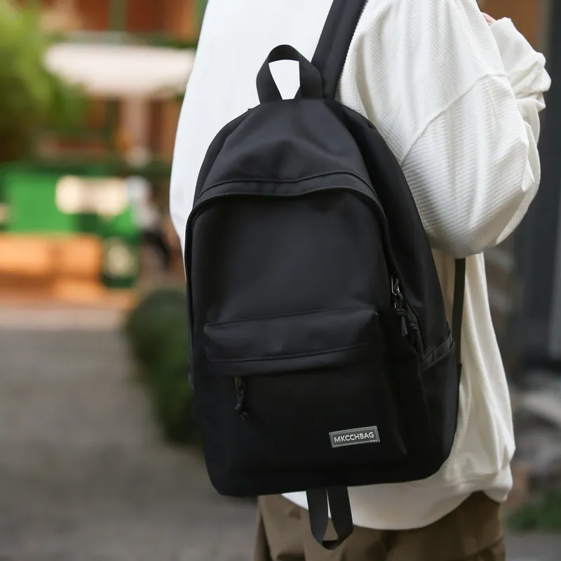 Alcohol Dragon Nylon Backpack Regular Unisex Black/Blue/White/Red-10