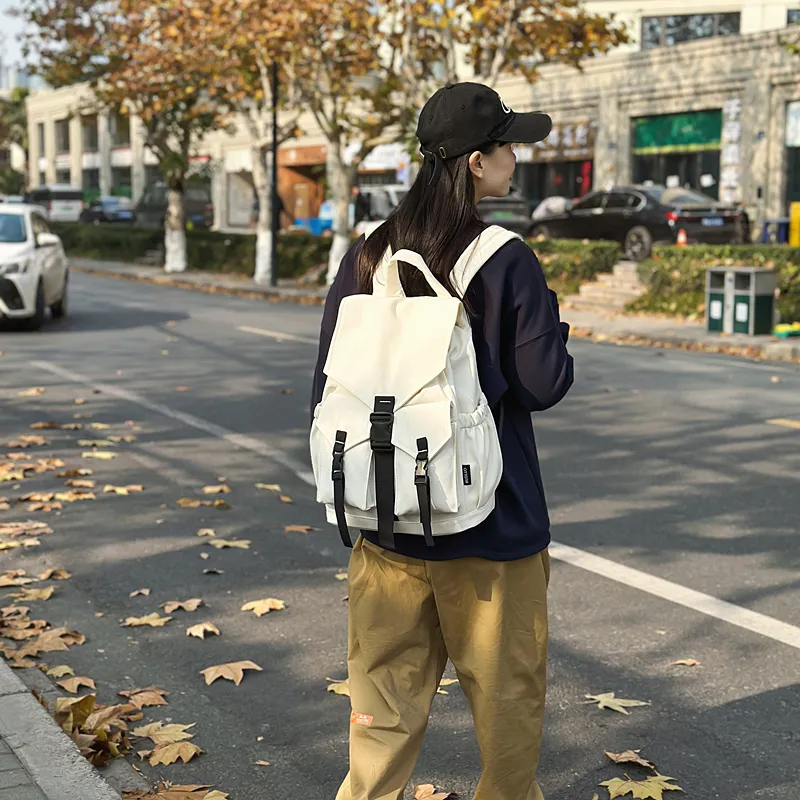 Alcohol Dragon Nylon Backpack Regular Unisex Multicolor-12