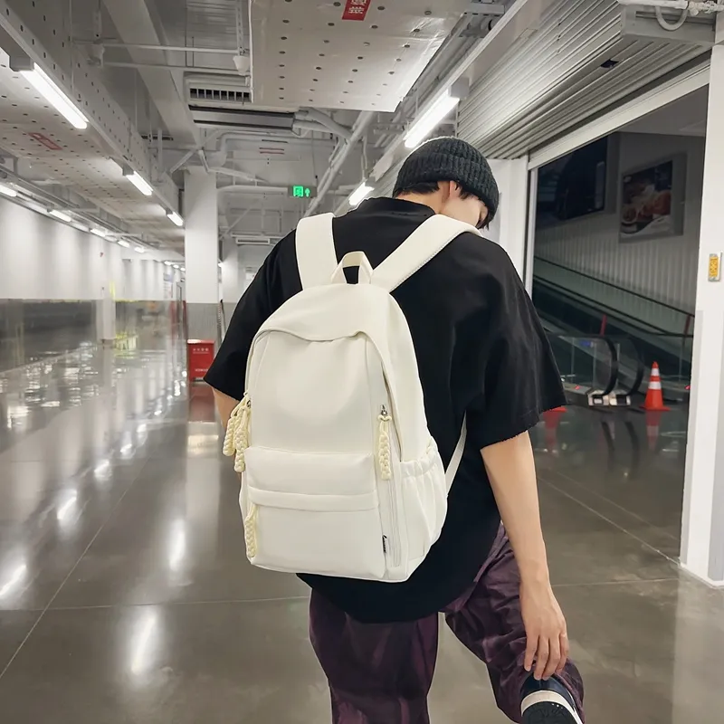 Alcohol Dragon Nylon Backpack Regular Unisex Multicolor-14