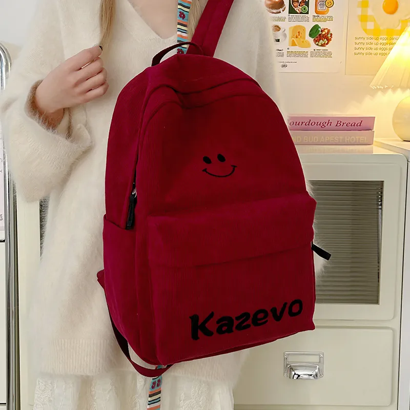 Alcohol Dragon Nylon Backpack Women's Multicolor-17