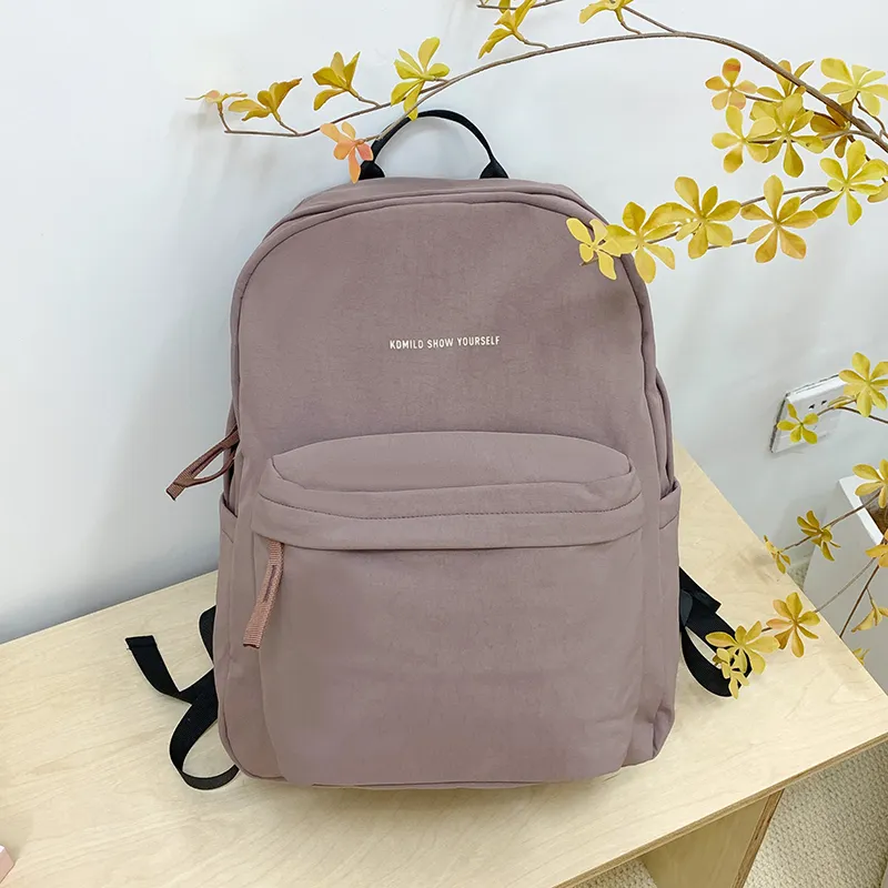 Alcohol Dragon Nylon Fabric Backpack Large Size Women's Multicolor-16