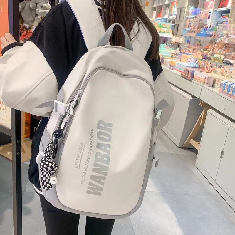 Alcohol Dragon Nylon Backpack Regular Unisex Multicolor-1