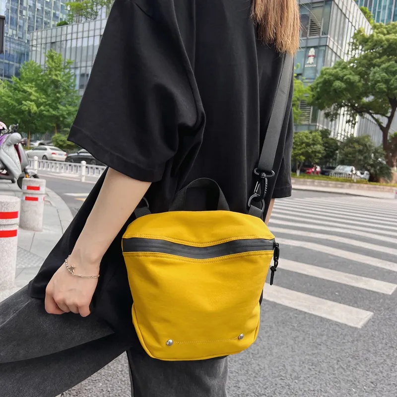 Alcohol Dragon Nylon Fabric Crossbody One Shoulder Handbag Unisex Black/White/Green/Orange/Yellow-2