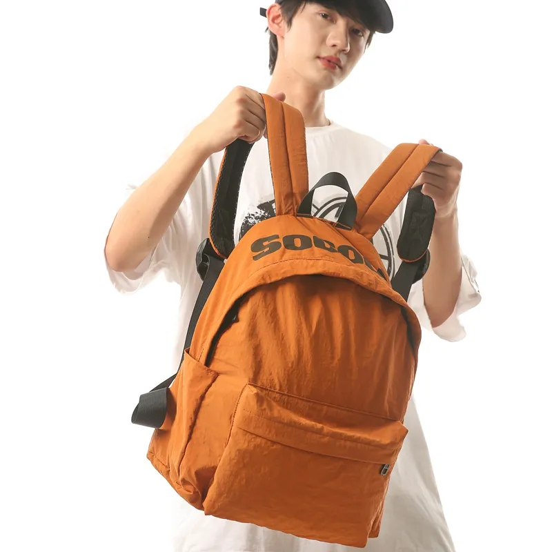 Alcohol Dragon Nylon Backpack Unisex Multicolor-19