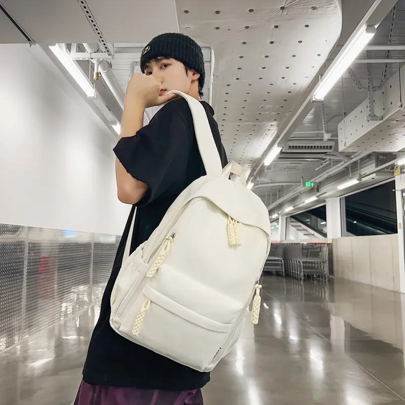 Alcohol Dragon Nylon Backpack Regular Unisex Multicolor-16