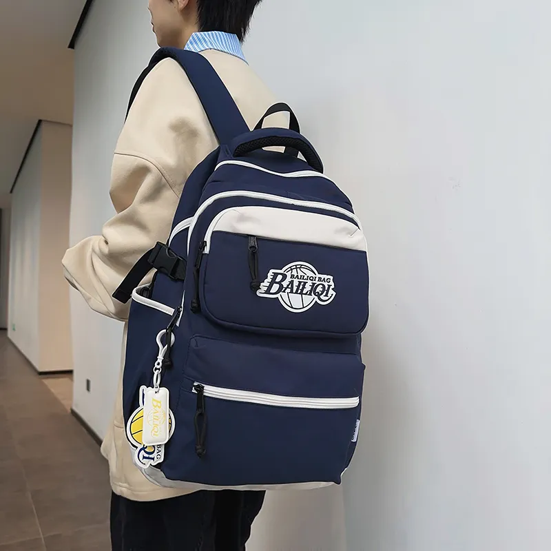 Alcohol Dragon Nylon Backpack Regular Unisex Multicolor-5