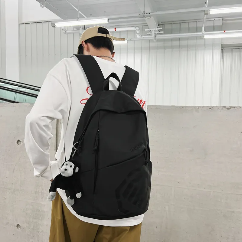 Alcohol Dragon Nylon Backpack Regular Unisex Multicolor-37