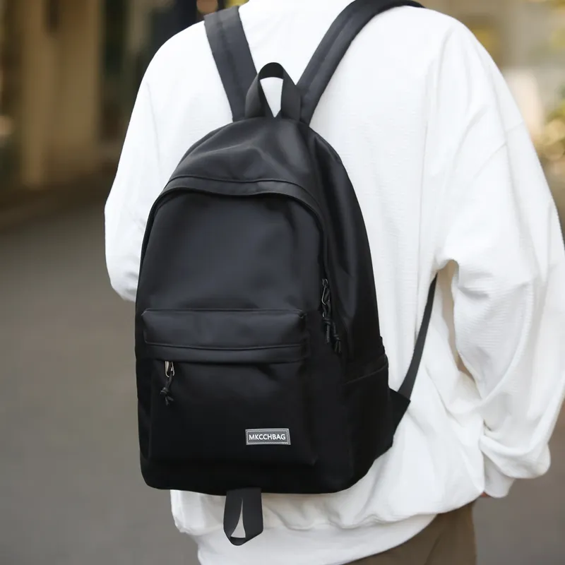 Alcohol Dragon Nylon Backpack Regular Unisex Black/Blue/White/Red-11