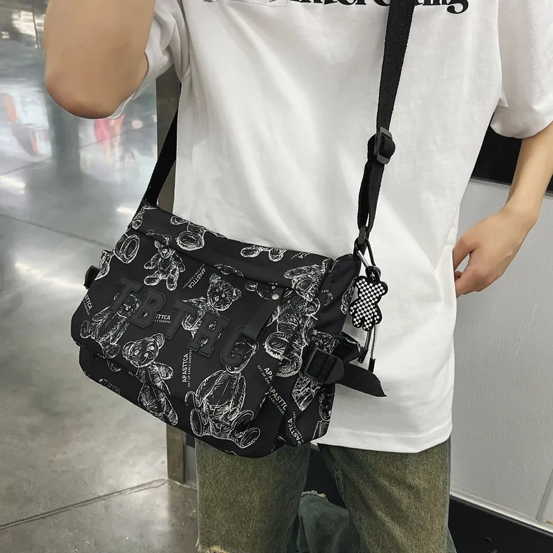 Alcohol dragon Crossbody Bags-3