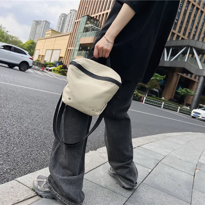 Alcohol Dragon Nylon Fabric Crossbody One Shoulder Handbag Unisex Black/White/Green/Orange/Yellow-12