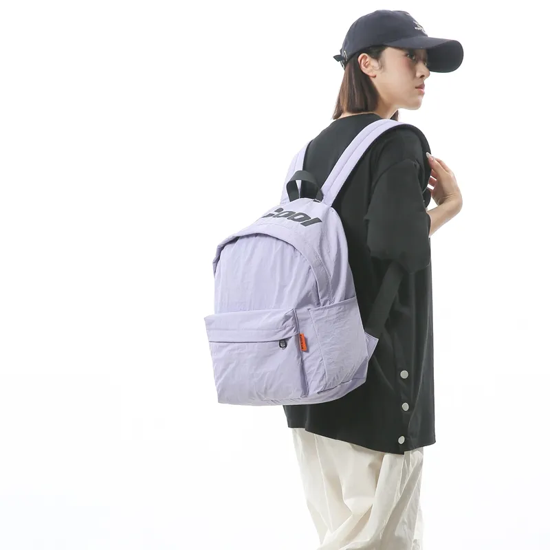 Alcohol Dragon Nylon Backpack Unisex Multicolor-2