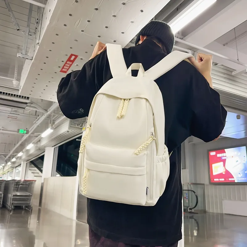 Alcohol Dragon Nylon Backpack Regular Unisex Multicolor-11