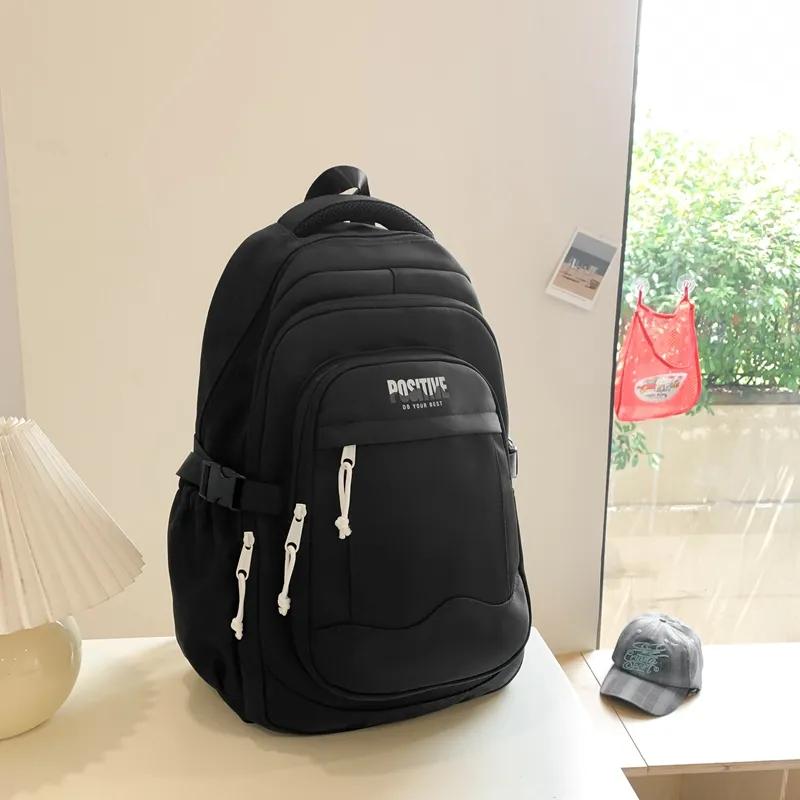 Alcohol Dragon Nylon Backpack Women's Multicolor-1