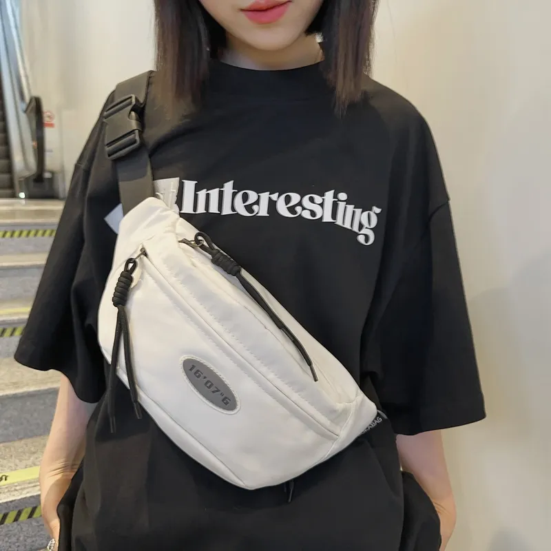 Alcohol Dragon Nylon Fanny Pack Crossbody Bag Sling Bag Regular Unisex Black/White/Green/Khaki/Red/Gray-15