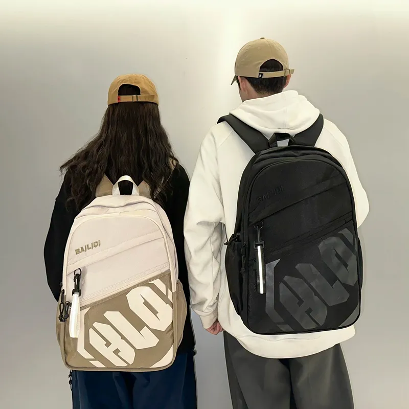Alcohol Dragon Nylon Backpack Regular Unisex Multicolor-3