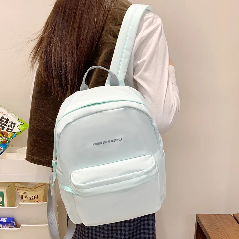 Alcohol Dragon Nylon Fabric Backpack Large Size Women's Multicolor-39