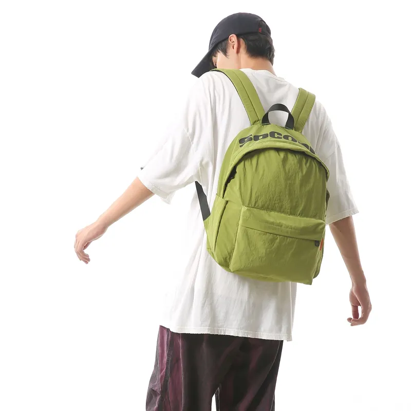 Alcohol Dragon Nylon Backpack Unisex Multicolor-12