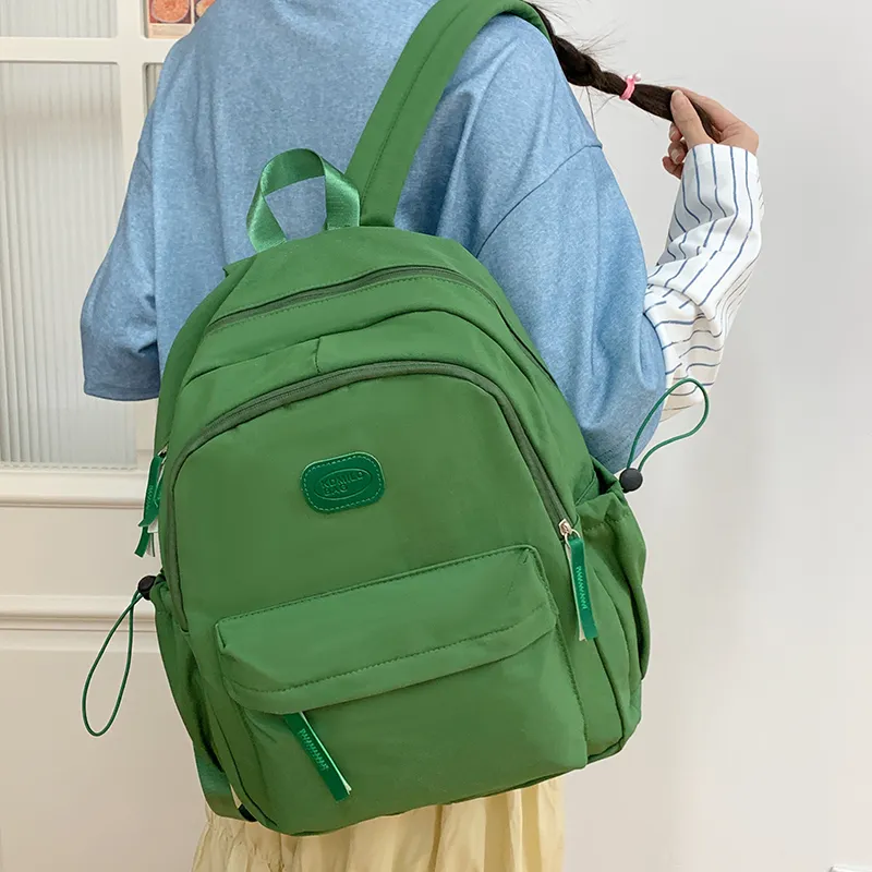 Alcohol Dragon Nylon Fabric Backpack Unisex Multicolor-30